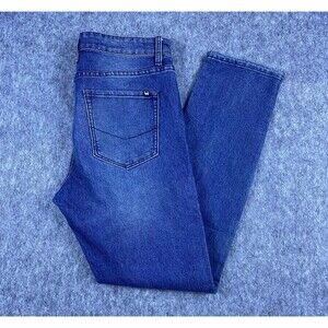 Westy Men's Nomad Jeans Blue Slim Fit Blue Denim Pants Stretch Cotton Size 34x32